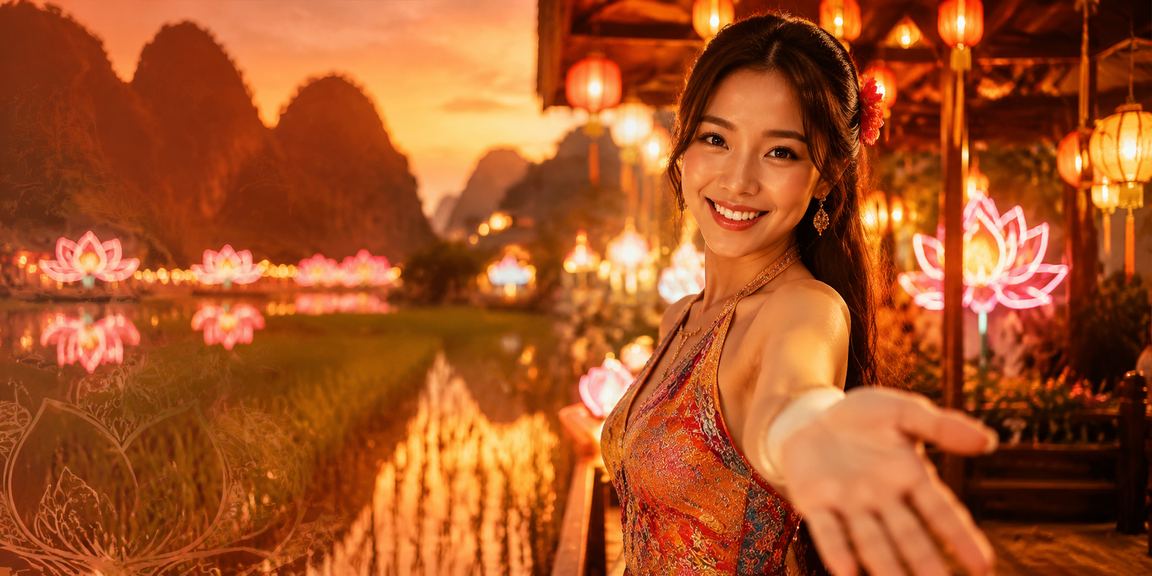Chợ đêm và không gian giải trí về đêm tại Ninh Bình, nơi người dùng truy cập pk02 trên điện thoại
